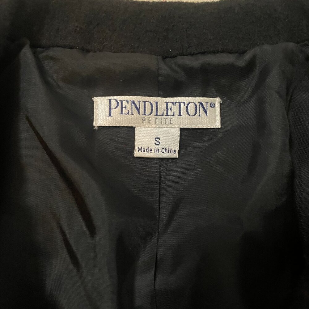 Pendleton Wool Button-Up Jacket, Petite Small - image 7